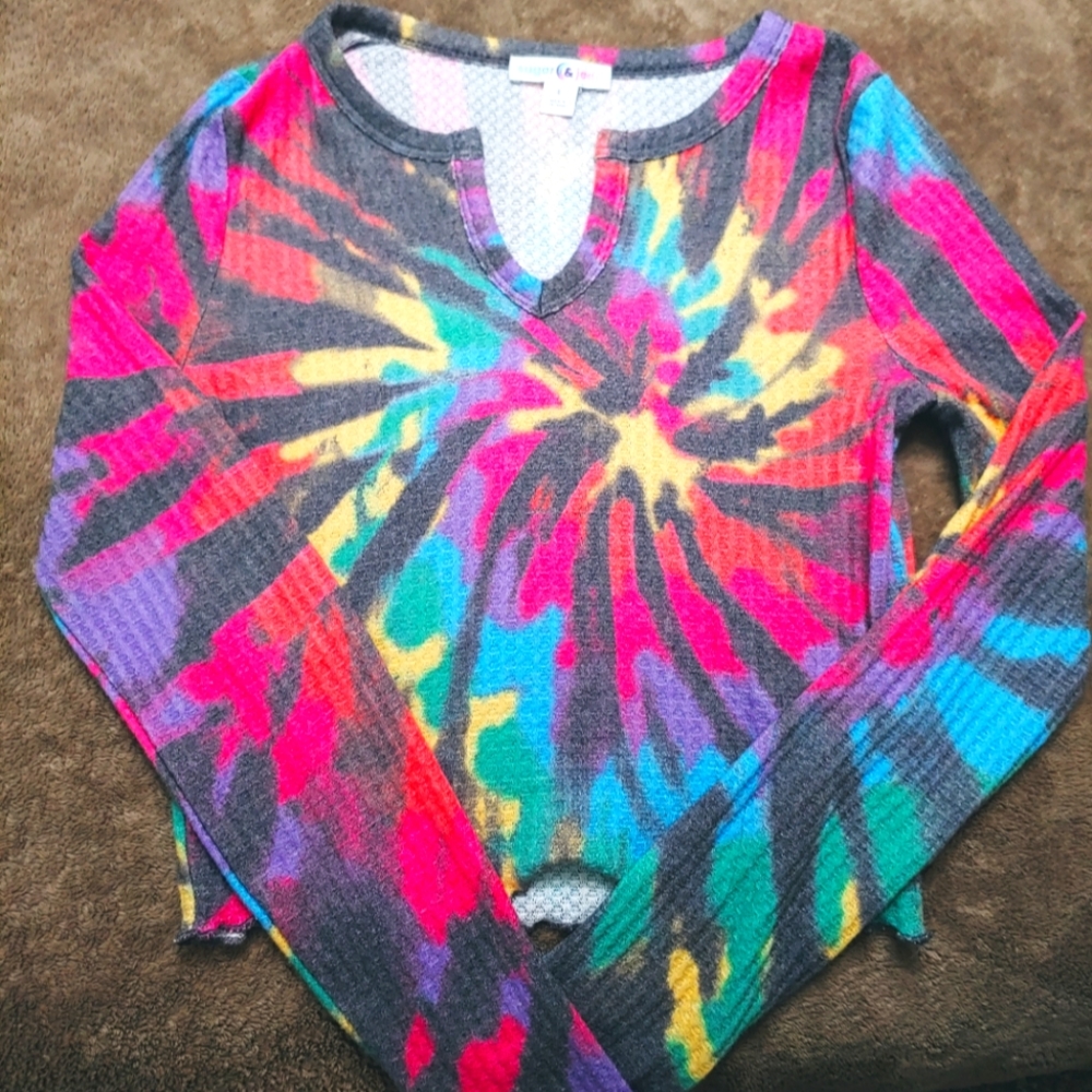 BRAND NEW tie dye crop top (see pics)